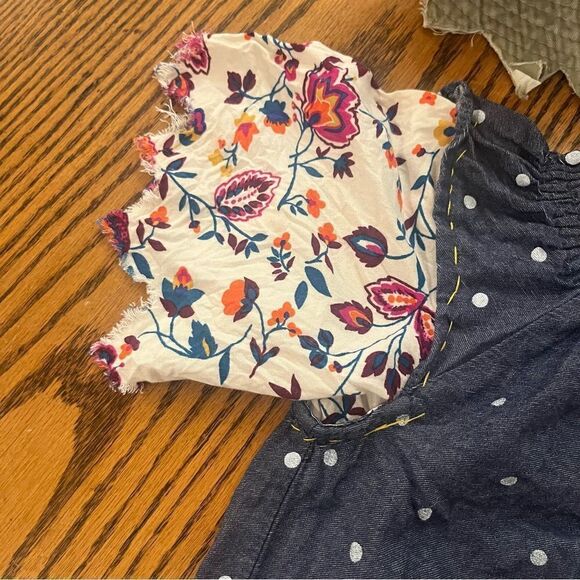 Girl’s 2T Scarecrow Costume Hat & Dress Handmade - Picture 13 of 16